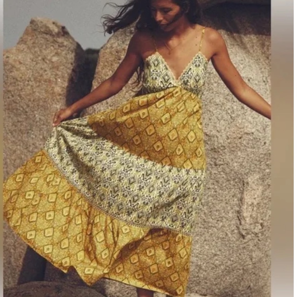 Zara Printed Maxi Dress